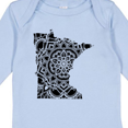 thumbnail image 4 of Inktastic Minnesota Silhouette Mandala Boys or Girls Long Sleeve Baby Bodysuit, 4 of 5