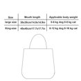 thumbnail image 3 of Pet Carrier Bag Animal Design Multicolor Outdoor Portable Canvas Dogs Cats Handbag, 3 of 3
