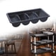 thumbnail image 1 of Soporte para cubiertos Macarena Organizador 4 compartimentos Negro, 1 of 8