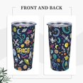 thumbnail image 4 of Kll Colorful Space Stainless Stainless Steel Vacuum Insulated Coffee Cup 20 Oz Lids And Straws,1 Metal Straws,1 Cleaning Brush, 4 of 9