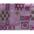 thumbnail image 5 of oneOone Georgette Viscose Dark Magenta Fabric Patchwork Dress Material Fabric Print Fabric By The Yard 42 Inch Wide-QQ, 5 of 6