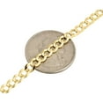 thumbnail image 4 of Mens Solid 10K Yellow Gold 4.5 MM Cuban Curb Link Chain Necklace 28 Inches, 4 of 5