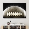 thumbnail image 3 of wall26 Canvas Print Wall Art Vintage Retro Duotone Wood Panel Football Sports &amp; Fitness Athletes Digital Art Realism Boy's Bedroom Decorative Urban Rustic for Living Room, Bedroom, Office - 24&qu, 3 of 5