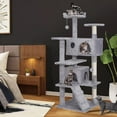 thumbnail image 3 of LINJH 54 in Cat Tree Tower for Indoor Cats Multi-Level Cat Condo Cat Bed Furniture with Scratching Post Kittens Activity Center, 3 of 10