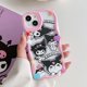thumbnail image 1 of Funda Para Teléfono 3D Wave Pochcoo & Kuromi Anti-drop TPU Para iPhone 6 , 7 , 8 , X , XS , XR , 11 , 12 , 13 , 14 Series, 1 of 4