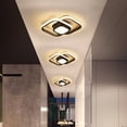 thumbnail image 4 of Luces LED de techo de tres colores luminosos moderna lámpara de araña de dormitorio ajustable, Sala de estar del comedor lámpara de pasillo Nórdico, 4 of 4