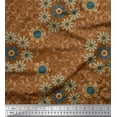 thumbnail image 1 of Soimoi Polyester Crepe Fabric Floral & Paisley Decorative Decor Fabric Printed Yard 52 Inch Wide, 1 of 3