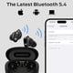 thumbnail image 5 of Monster N-Lite 206 Auriculares Inalámbricos Bluetooth In-Ear, Auriculares Bluetooth 5.4 Micrófono Incorporado, Ajuste Cómodo, Control Táctil, Carga Rápida Tipo C, IPX6 Impermeable, Tiempo de Reproducc, 5 of 5