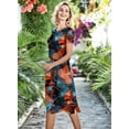 thumbnail image 3 of Vestido casual Simier Fariry Summer Manga Corta Floral S, 3 of 6