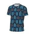 thumbnail image 6 of Wukai Turtle Print Men's Short-Sleeved Mesh T-Shirt,Quick-Dry Short Sleeve Workout T-Shirt-, 6 of 8
