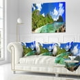 thumbnail image 3 of Designart Tropical Scenery - Landscape Photography Throw Pillow - 16x16, 3 of 5