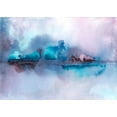 thumbnail image 2 of Haase, Andrea 14x11 White Modern Wood Framed Museum Art Print Titled - Stormy Lakeside, 2 of 4