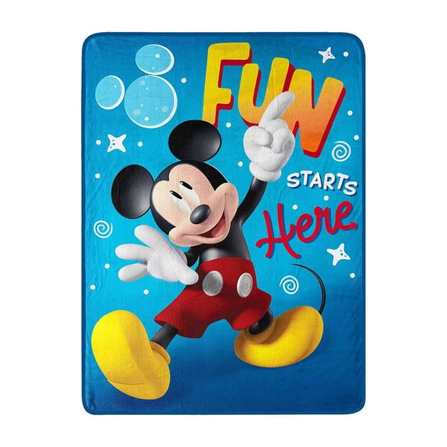 Manta Northwest Mickey Mouse Silk Touch de 46 x 60 cm