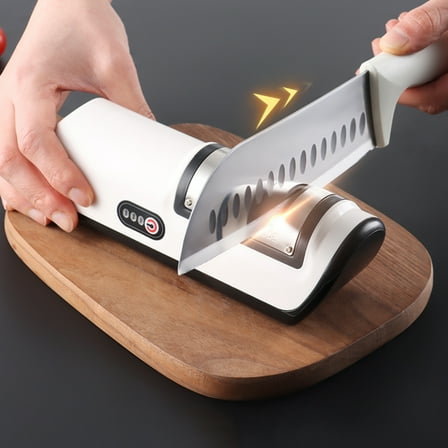 Electric Knife Sharpener, Elemore Home USB Charging Automatic Kitchen Gadget for Sharpening Knives