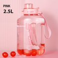 thumbnail image 1 of Botella de agua de gran capacidad de 1,7l/2,5l, taza para el vientre grande, botella de agua deportiva, cubo de tonelada, taza espacial de plástico portátil para estudiantes, 1 of 5
