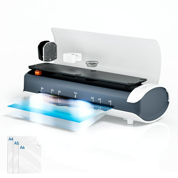 Laminator, 6 in 1 Laminator with 45 Laminating Sheets, Hot and Cold