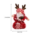 thumbnail image 4 of Billuyoard Muñeco de Navidad portátil decorativo Navidad temática Festival juguete hogar Oficina patio trasero decoración ornamento Accesorios Kits de decoración para fiestas Mujer Billuyoard HA069293-02, 4 of 6