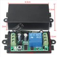 thumbnail image 4 of 4X Dc 12V 10A 1Ch Control Remoto Inalambrico System Receptor Transmisor 2 Botones Control Remoto A Prueba de Agua 433 Mhz, 4 of 5