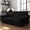 Black, variant on Stretch Soft Sofa Cover Modern Minimalist Fits 1/2/3/4-Seater Sofas;Furniture Protectors Child/Pet Friendly Durable Cushions