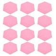 thumbnail image 4 of Tablero De Absorción De Sonido, Paneles Acústicos Hexagonales Decorativos Fibra De Poliéster Retardante De Llama Para Oficinas En El Hogar Para Estudios De Grabación Ccdes Rosa, 4 of 8