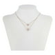 thumbnail image 3 of Fino Collar Doble Zirconia Diamante Blgari Oro Rosa 14k Lam rosa Unitalla, 3 of 7