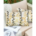 thumbnail image 6 of Yellow Grey Botanical Throw Pillow Cover, Abstract Tree Branchs Rectangle Decorative Pillow Case Protector Soft Cushion Cover Lumbar Pillowcase for Couch Sofa Bedroom Car Chair Decor 20x26 Inch, 6 of 8