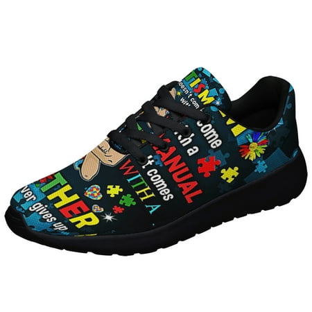 

Autism Mom Never Gives Up Shoes Sneakers Black Size 7.5