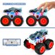 thumbnail image 4 of Juguetes para niños pequeños para niños de 3, 4 y 5 años Regalos de cumpleaños Vehículo extraíble Camiones monstruo para niños pequeños Juguetes de 3 a 5 a 7 años Juguetes accionados por fricción Coch, 4 of 5