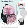 thumbnail image 7 of Yuyamidu Axolotl Girls Backpacks Elementary School Bookbag Pink Cherry Blossom Backpack Junior Students Schoolbag Kids Youth Shoulder Bag Casual Travel Beach Daypack, 7 of 7