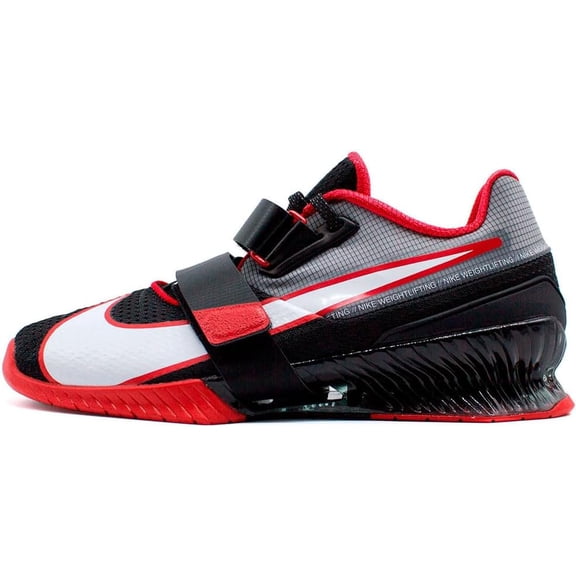 Men's Size 8.5 - Nike Romaleos 4 Weightlifting Shoes (CD3463-003) Black/University Red/White
