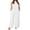 White, variant on Women Jumpsuits Sleeveless Loose Solid Stretchable Wide Leg with Pockets All Season Casual Wear