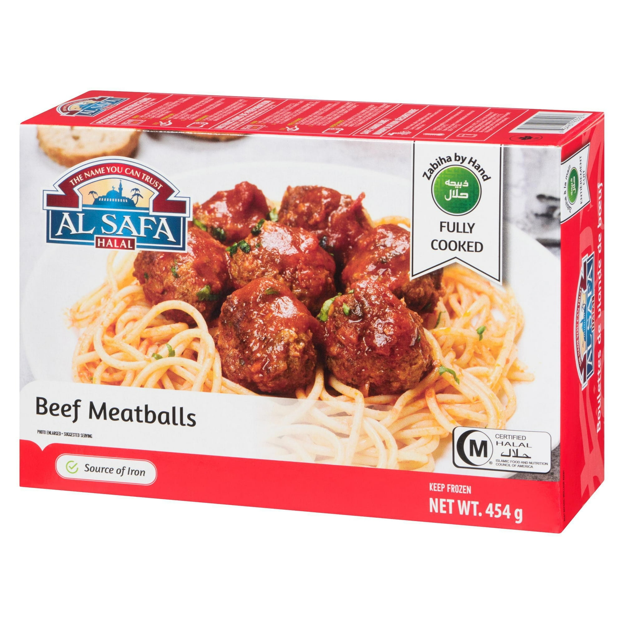 Al Safa Halal Fully Cooked Beef Meatballs
