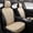 beige-style C, variant on LINGVIDO Universal Front Car Seat Covers for 2 Seats, Beige – Waterproof, Anti-Wear Full Coverage Protector for SUV, Truck & Sedan