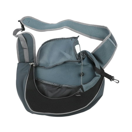 Dog Carrier Sling Pet Sling Breathable Mesh Portable Single Shoulder Bag Dog Carrier Sling for Outdoor Travel Black