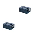 thumbnail image 4 of Caja de pañuelos organizador de almacenamiento de papel Inteprter sin perforaciones Azul 2Conjunto, 4 of 6