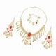 thumbnail image 5 of Conjunto de joyas para danza del vientre, pendientes, cadena para la nariz, diadema, danza del vientre, danza oriental C, 5 of 9