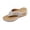 Gray, variant on Bkhluea Women Rhinestone Bar Thong Wedge Sandals Comfortable Footwear For Beach Travel Casual Outdoor Activities
