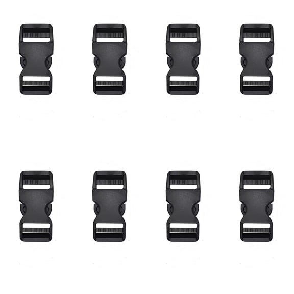 LAMIRO Plastic Side Release Buckles,Heavy Duty Plastic Buckle Clips Snaps Backpack Belt Replacement Buckle