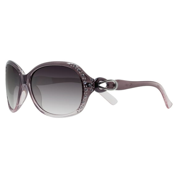 Piranha Eyewear Bling Crystal Purple Frame Sunglasses For Women with Purple Gradient Lens