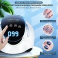 thumbnail image 2 of UV LED Nail Lamp   180W Nail Curing Lamps for Home & Salon  Led Nail Dryer with Automatic Sensor/4 Timer Setting  Professional Nail Art Tools for Gel Polish, 2 of 10