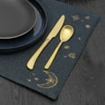 thumbnail image 2 of Thyme & Table Placemat, Navy and Gold Celestial, 14 x 19", 2 of 5