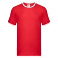 thumbnail image 1 of Fruit of the Loom T-Shirt à Col Contrastant pour Hommes, 1 of 3