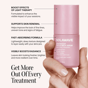Solawave LightBoost Face & Neck Serum – Formulated for Light Therapy & Microcurrent Devices (1.0 fl. oz.)