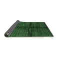 thumbnail image 2 of Ahgly Company Indoor Round Abstract Emerald Green Modern Area Rugs, 8' Round, 2 of 4