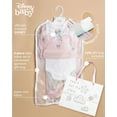 thumbnail image 4 of Disney Newborn Baby Layette Set - 6 Piece Disney Bodysuit Coveralls Sweatpants, Hat, Gift Bag (0-6M), 4 of 8