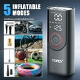 thumbnail image 3 of TOPEX 12V Car Tyre Inflator Portable Air Compressor Cordless Air Pump 150PSI Air Pump Dual Power Electric Tyre Pump for Car/ Motorcycle/ Bike/ Ball/ Custom, 3 of 12