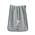 thumbnail image 3 of Yhmxh Easter Hand Towels Easter Bunny Decorative Towels for Bathroom 14" x 29" Cotton Bunny Carrot Bathroom Towel Decorative Dish Towels Embroidered Rabbit Soft for Bathroom Beach Kitchen Gift, 3 of 7
