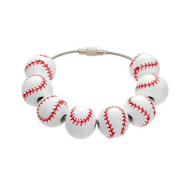 Meitianfacai Beach Bag Softball Pendant Football Basketball Softball Pendant Stylish Design Perfect For Decorating Your Backpack Or Keychain