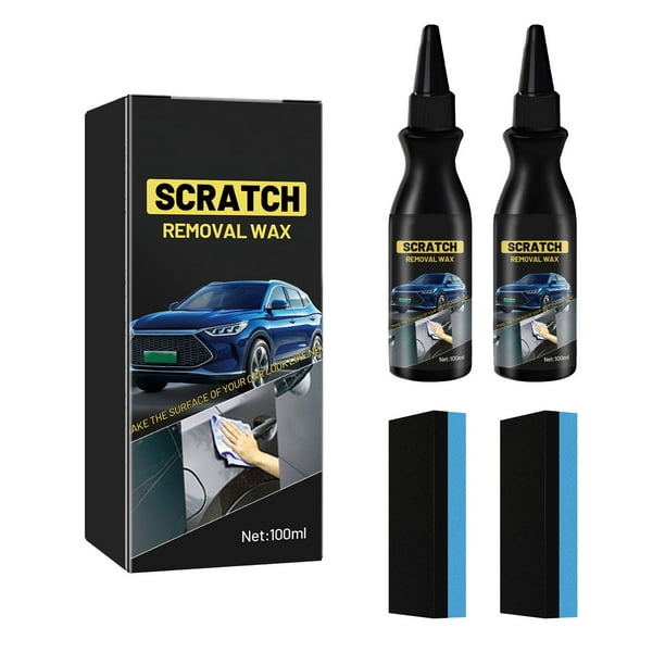 Crema para eliminar rayones de autos de 100 ml para reparar pintura de vehículos, eficaz en rayones finos y remolinos con fácil aplicación para el cuidado y mantenimiento automotriz de bricolaje.