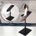 thumbnail image 3 of Estante para zapatos de hierro, soporte de exhibición para sandalias, elevador de zapatos de tacón alto, estante para zapatos de cuero para hombres, Negro Baoblaze estante del zapato de la tienda, 3 of 8